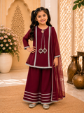 Ruby Charm Kids 3 Piece Garara Suit