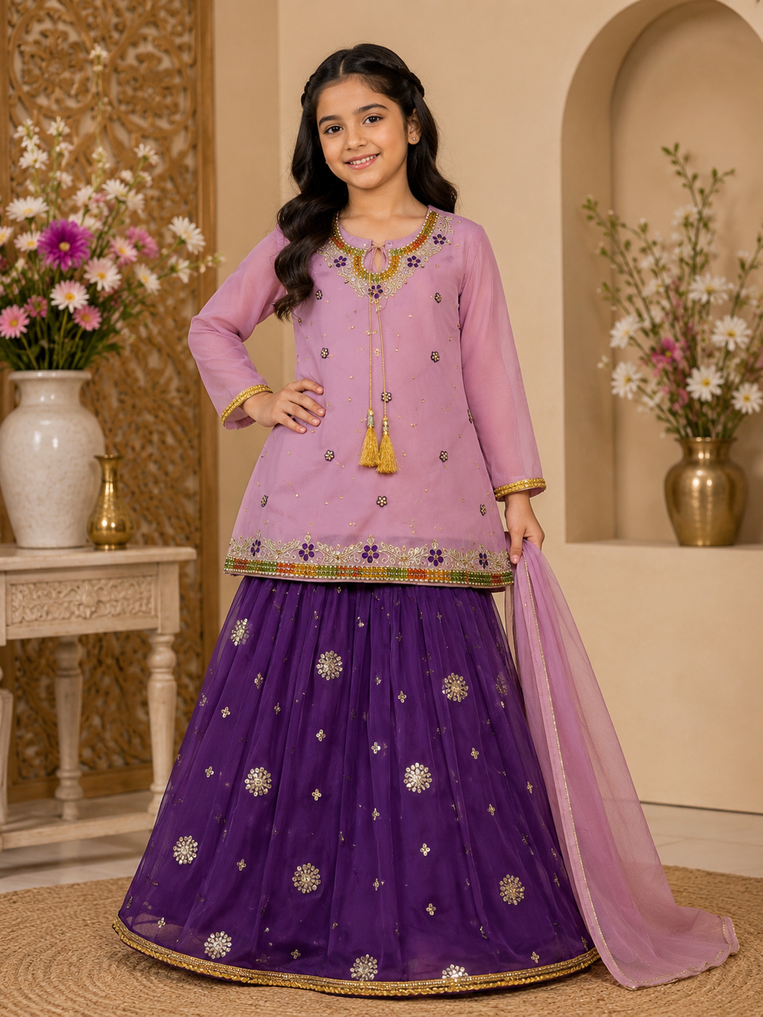 Kids Fancy Sharara
