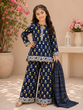 Kids 3 Piece Blockprint Casual Wear