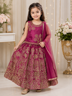Kids Traditional 3 Piece Lehenga Choli Dress