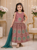 Kids Traditional 3 Piece Lehenga Choli Dress