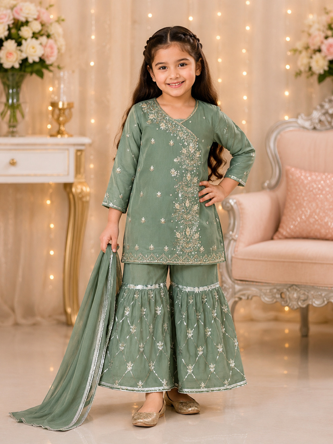 Luxury Kids Traditional Garara Outfit