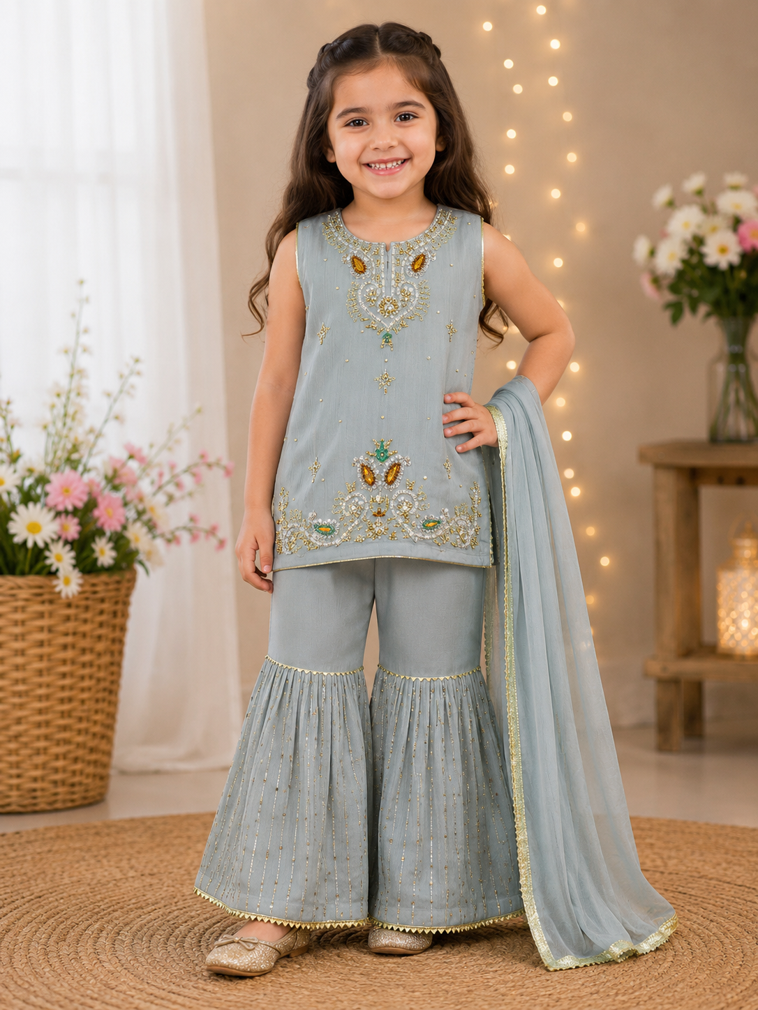 Premium Kids Fancy Garara Dress – Exclusive Sale