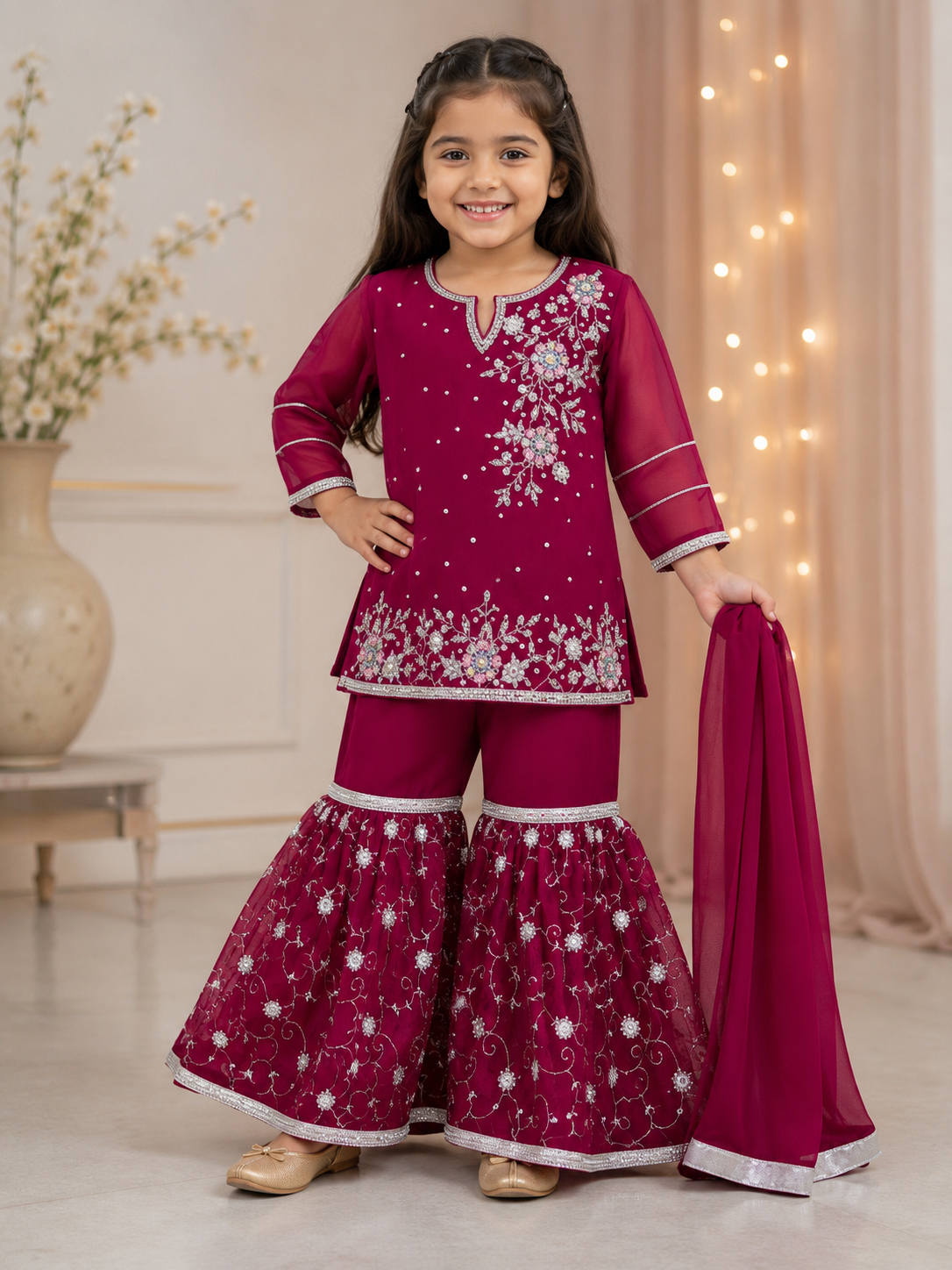 Premium Kids Wedding Wear Suit – 3 Piece