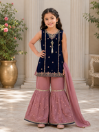 Beautiful Kids Eid & Party Wear Garara Suit