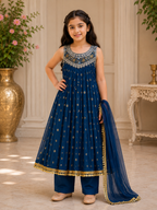 Girls Fancy Embroidered Frock – Party Wear