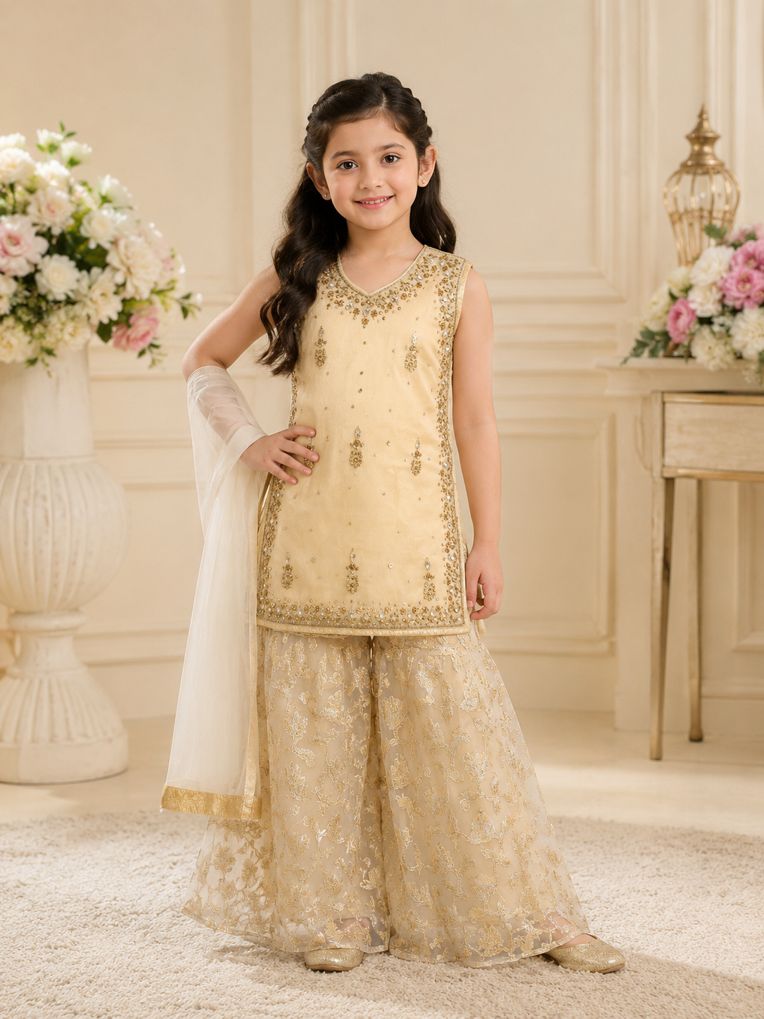 Luxury Kids Festive Wear Dress