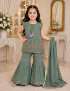 Kids Fancy 3 Piece Garara Set