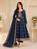 Women’s Embroidered Chiffon 3 Piece Formal Suit with Dupatta