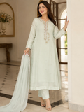 Noore Pearl Embroidered 3 Piece Suit