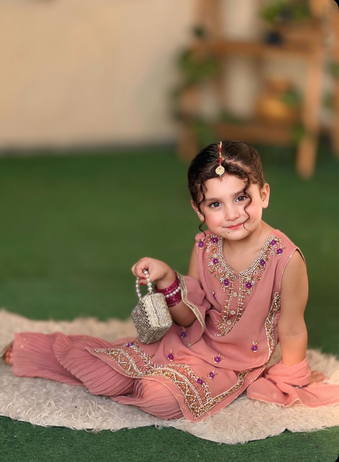 Kids Fancy Outfit With Crush Flapper
